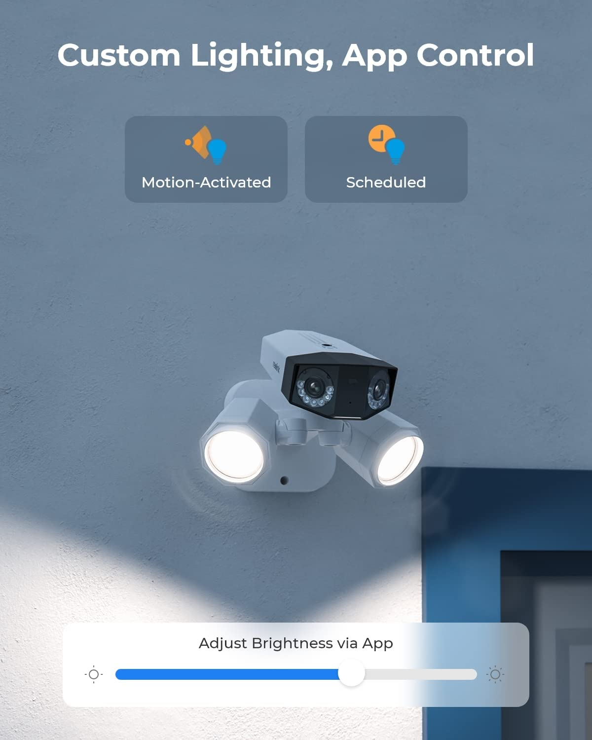 Reolink 4K Dual-Lens Floodlight Outdoor Poe IP Camera with 180° Security Camera - Secure IT Global