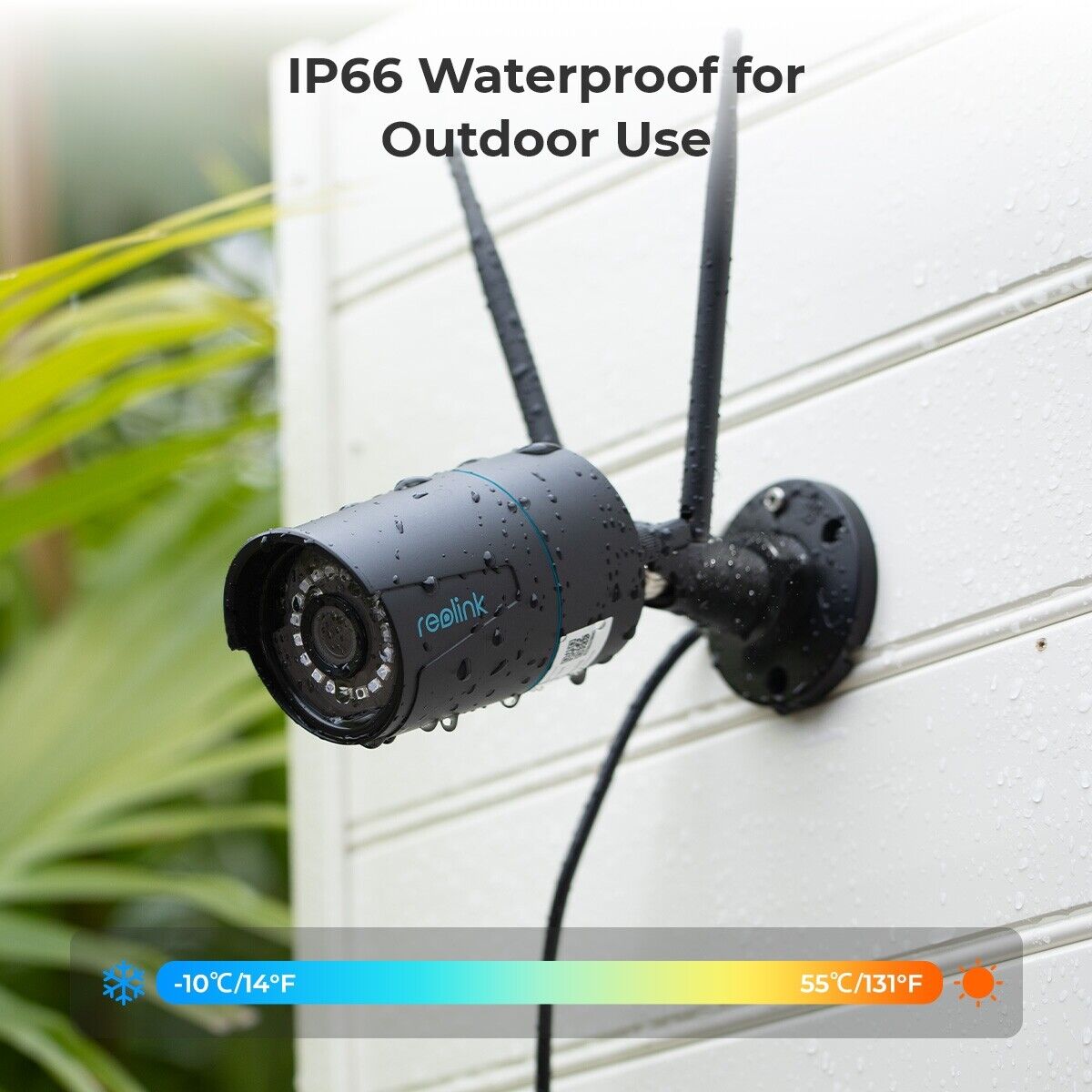 Reolink 5MP Outdoor 2.4G/5GHz Dual-Band WiFi System Audio Security Camera(Black) - Secure IT Global