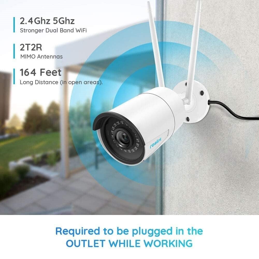 Reolink 2.4 5GHz IP66 Dual Band WiFi Outdoor 4MP With Audio Security Camera - Secure IT Global