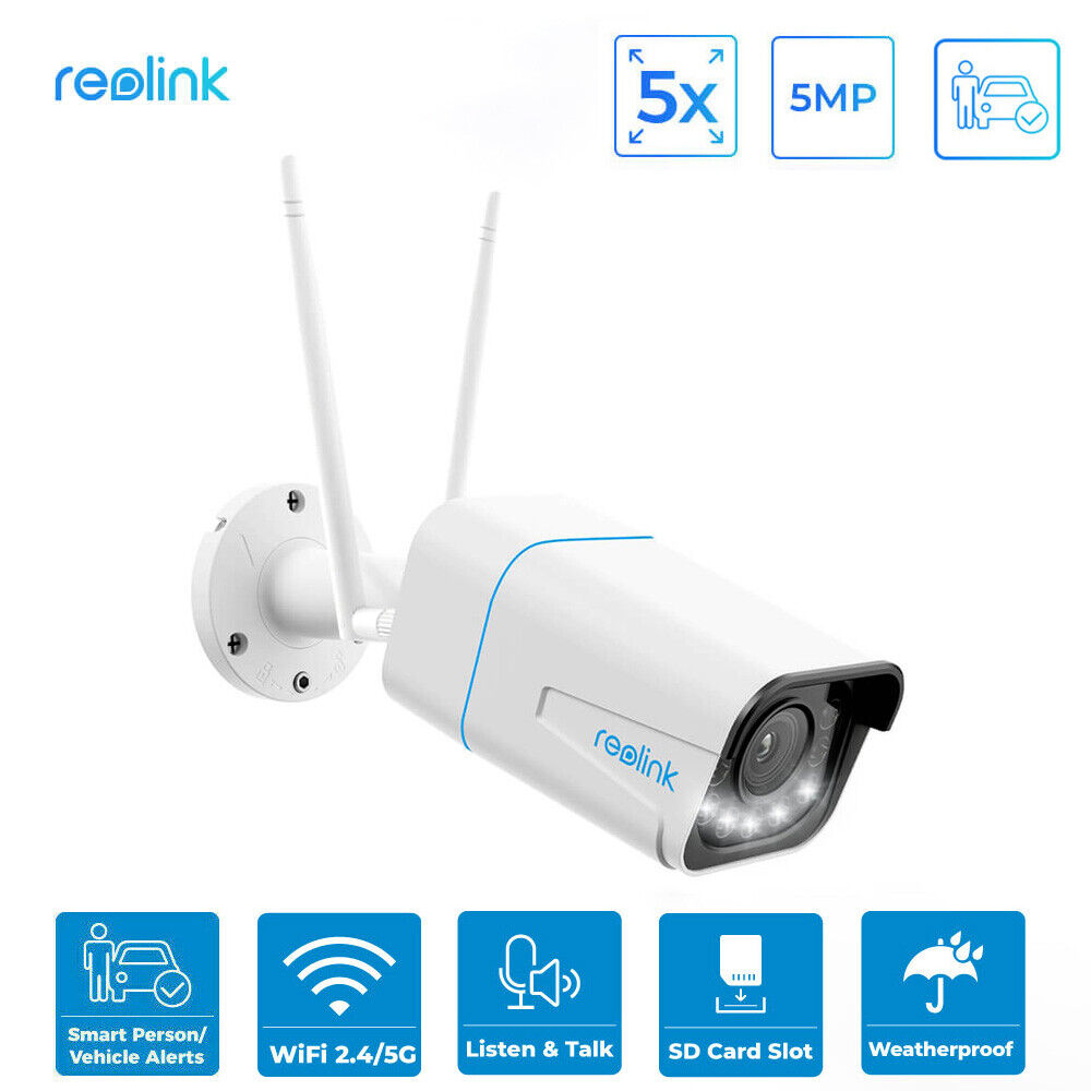 Reolink 5MP IP66 Wifi Two Way Audio 5X Optical Zoom Outdoor Security Camera - Secure IT Global
