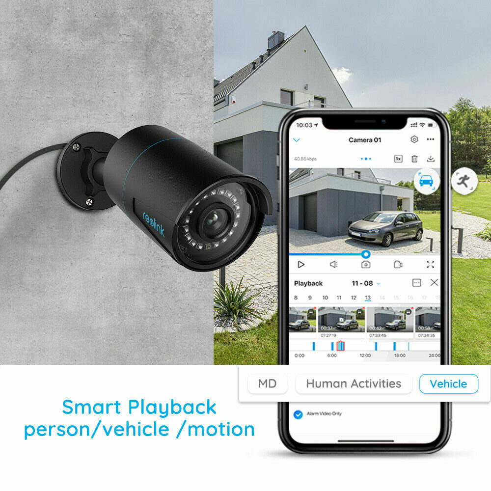 Reolink 5MP IP 8CH NVR PoE Security Camera Kit with Person/Vehicle Detection - Secure IT Global