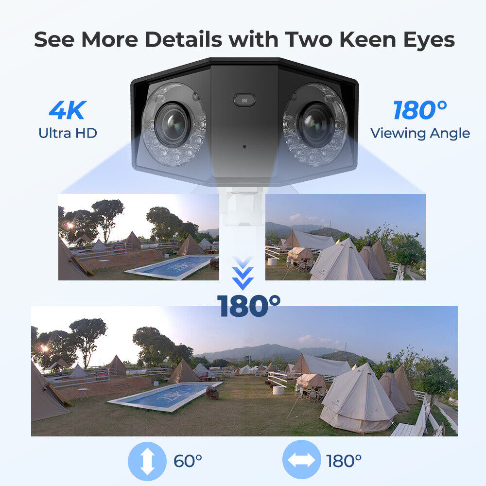 Reolink 4K PoE IP Outdoor Human/Vehicle Detection 2-Way Audio Security Camera - Secure IT Global