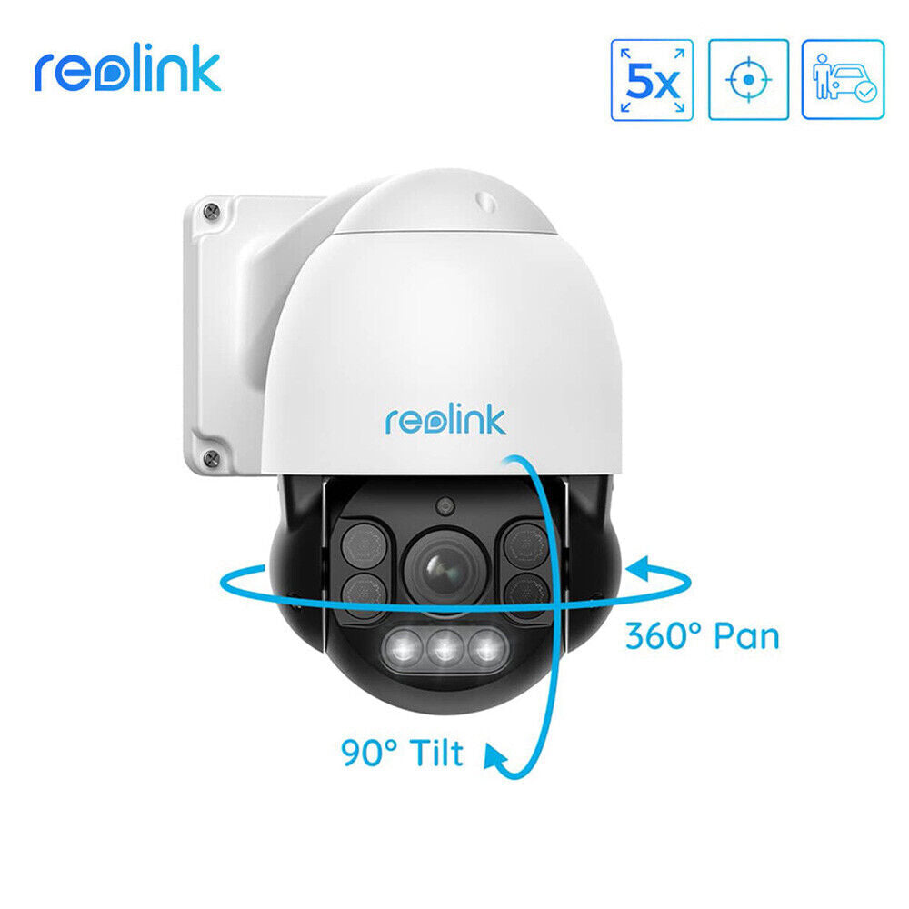Reolink 8MP 4K PoE IP 2-Way Audio Spotlights CCTV PTZ Dome Home Security Camera - Secure IT Global