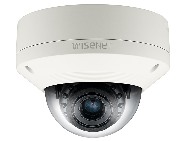 Hanwha Techwin SNV-7084R 3MP IR Vandal Dome Camera 3-8.5mm Lens