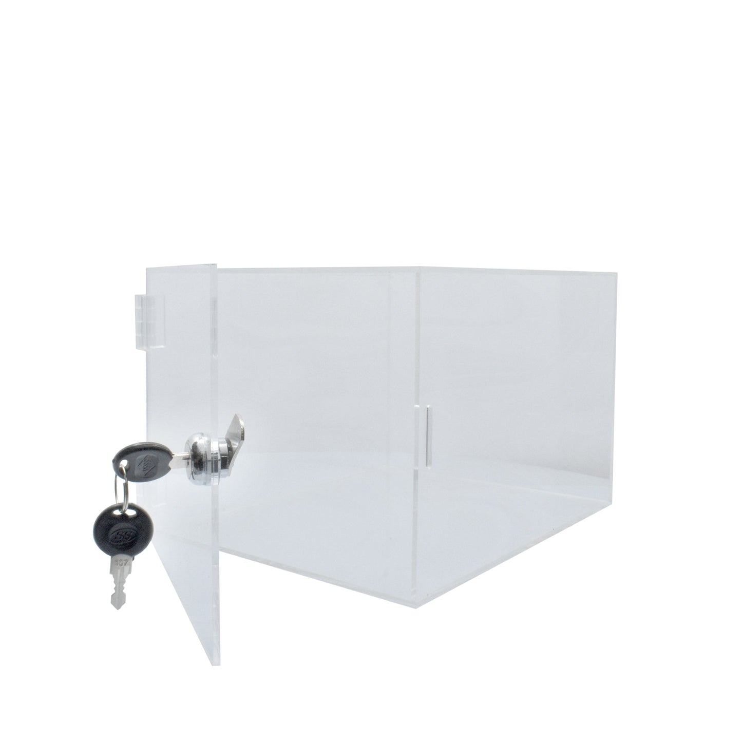 Acrylic Box Display w/Sign Holder