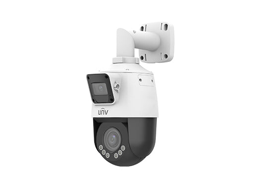 Uniview dual lens PTZ security camera for outdoor surveillance