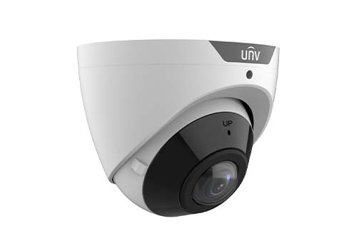 Uniview NDAA compliant security camera with Smart IR and built-in microphone