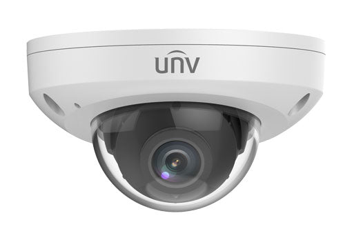 UNV PoE dome camera outdoor installation