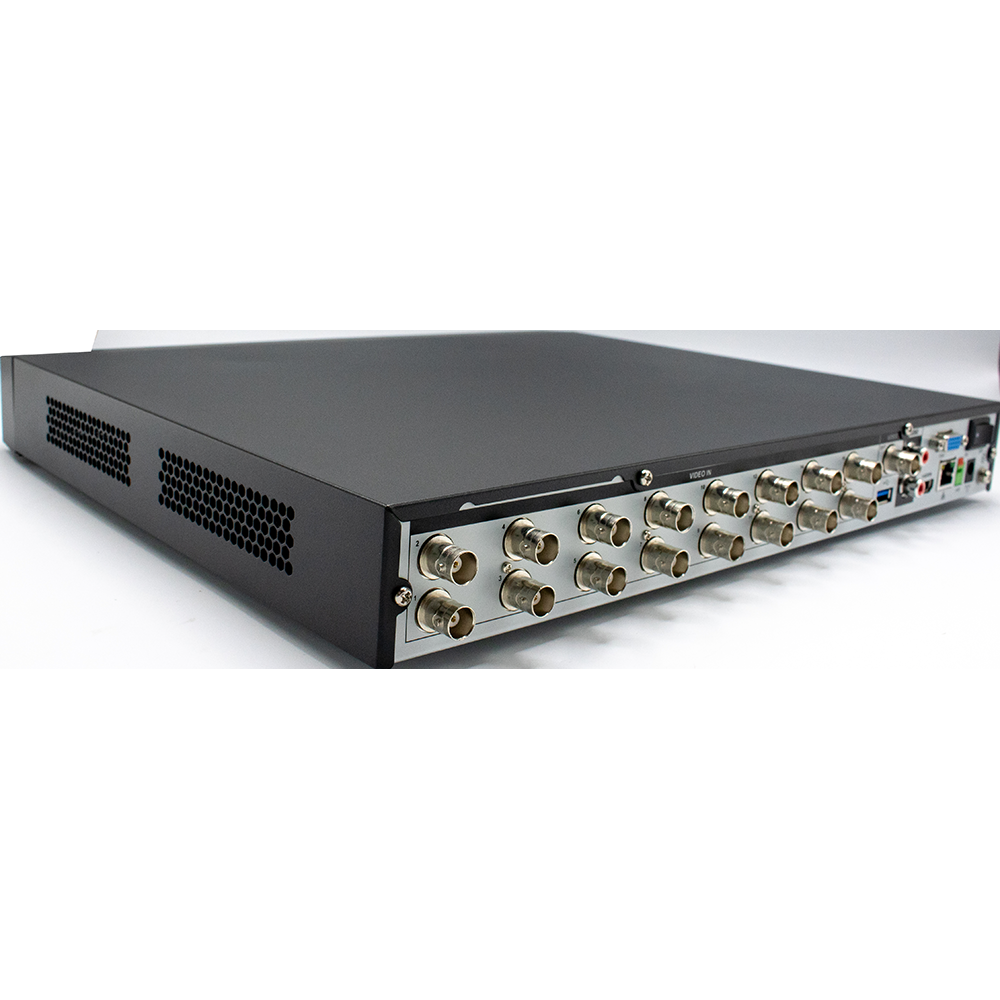 Dahua 16-Ch 1U Analytics+Penta-brid HDCVI XVR H.265 4K 2 SATA Bays Security DVR