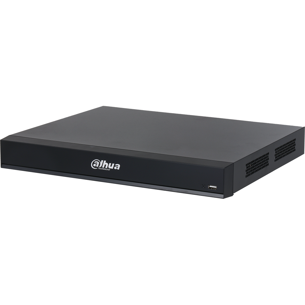 Dahua 16-Ch 1U Analytics+Penta-brid HDCVI XVR H.265 4K 2 SATA Bays Security DVR