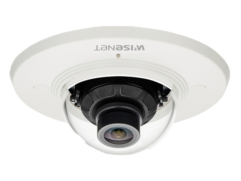 Hanwha Techwin XND-8020F WiseNet 5MP POE Dome IP SecurityCamera 3.7mm Fixed Lens
