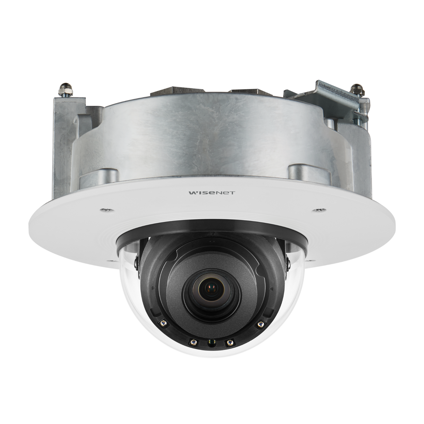 Hanwha TechwinXND-8082RF 6MP IP Flush Mount  Security Dome Camera 2.8-8.4mm Lens