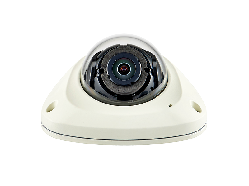 Hanwha Techwin XNV-6012M 2MP PoE Mobile Flat IP Security Camera 2.4mm Fixed Lens