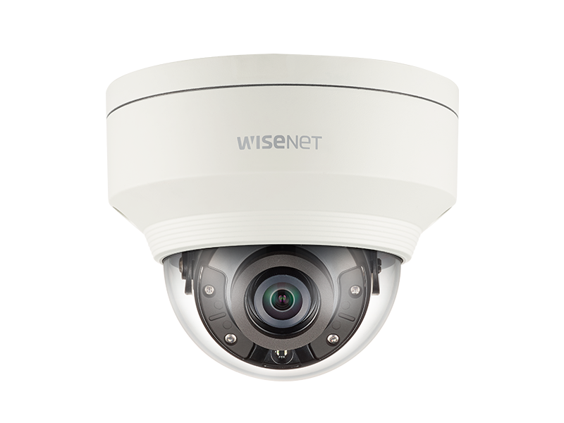Hanwha Techwin XNV-8020R 5MP IR IP Vandal Dome Security Camera 3.7mm Fixed Lens