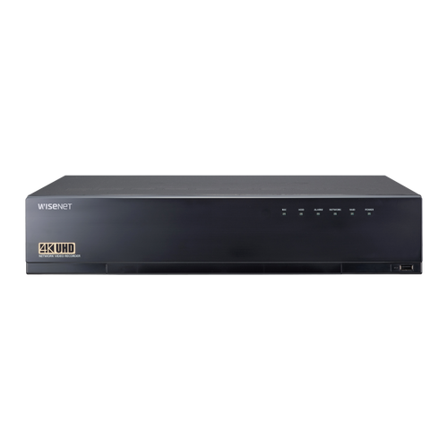 Hanwha Techwin WiseNet XRN-2010A 32CH 12MP Security NVR Recorder -4TB HDD