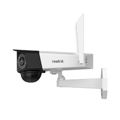 Reolink Dual Lens 2K+ 6MP HD Panoramic 4G Battery/Solar Powered Security Camera