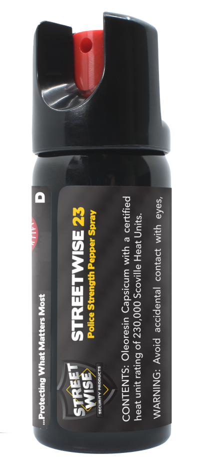 Police Force 23 Stream Pepper Spray 2 oz Twist Lock