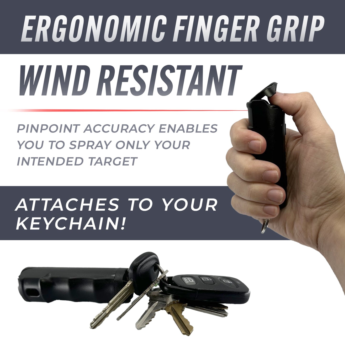 Streetwise Self-Defense Keychain Combo