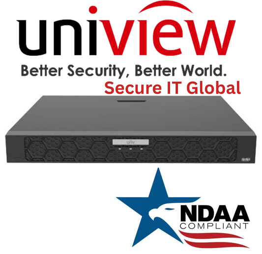UNV 16-Ch 16MP 2 SATA HDDs Audio NDAA Uniview Security Surveillance Recorder NVR
