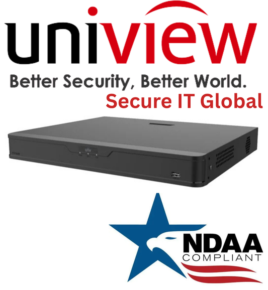 UNV 8-Ch 4K Audio NDAA for IP Cameras Uniview XVR Security Surveillance Recorder