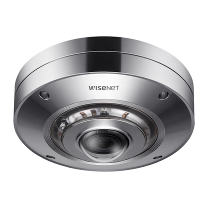 Hanwha Techwin stainless steel IP camera NDAA compliant