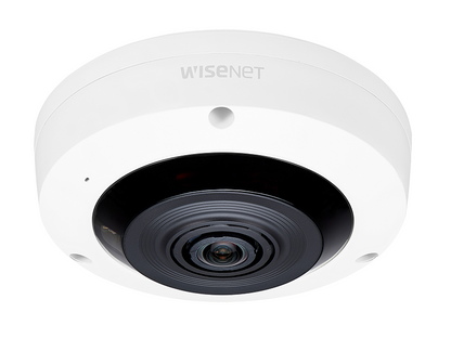Hanwha 6MP 360 degree fisheye camera NDAA compliant