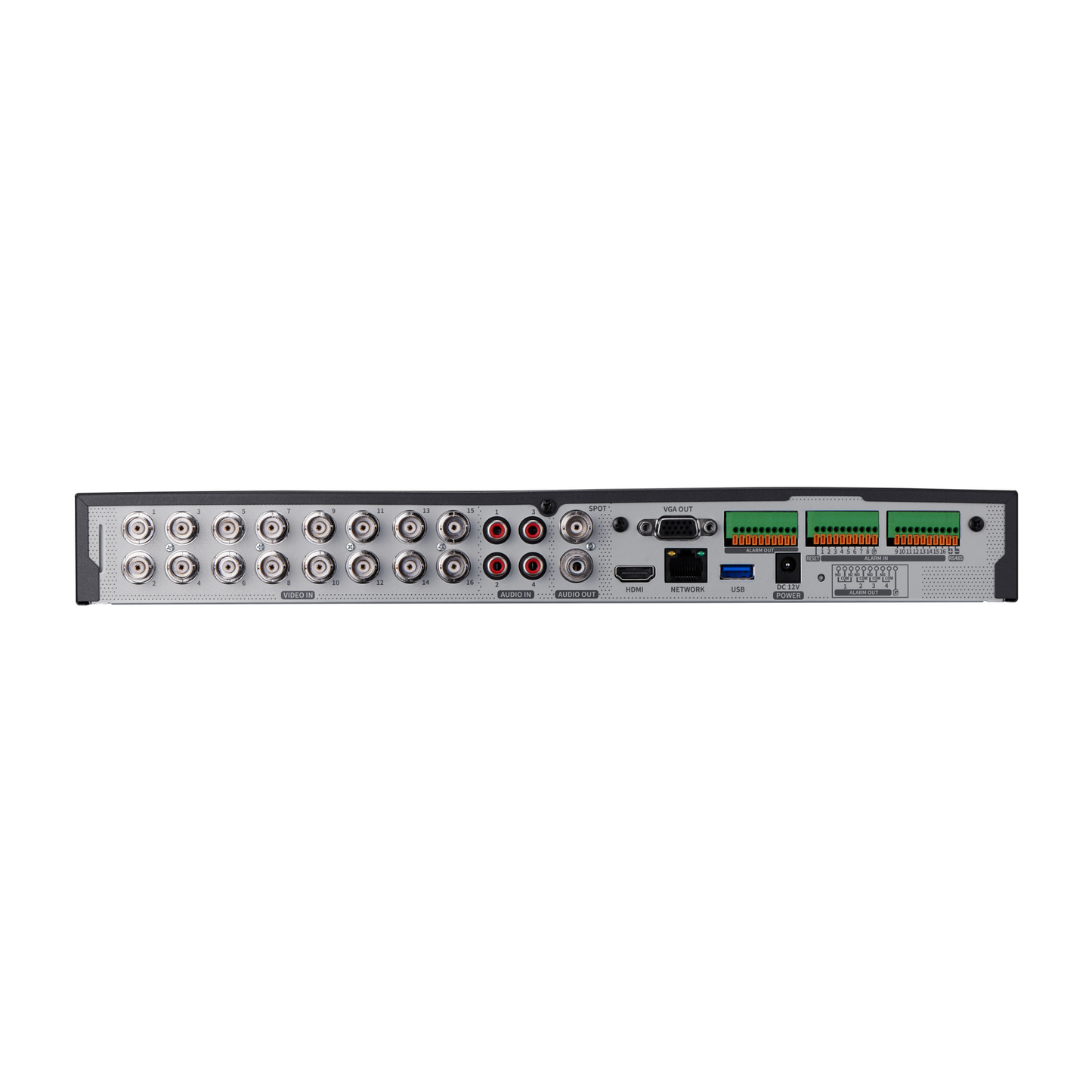 Hanwha Techwin HRX-1620-10TB 16CH 8MP Pentabrid DVR Security Recorder 10TB HDD