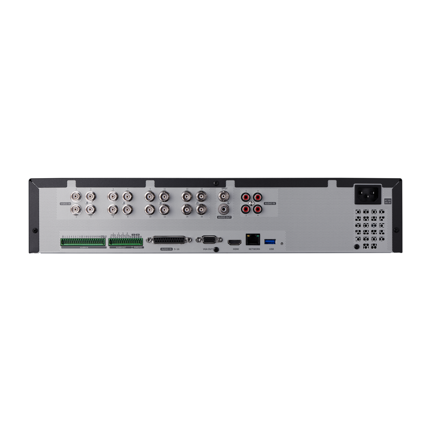 Hanwha Techwin HRX-1621-12TB 16CH 8MP Pentabrid DVR security Recorder 12TB HDD