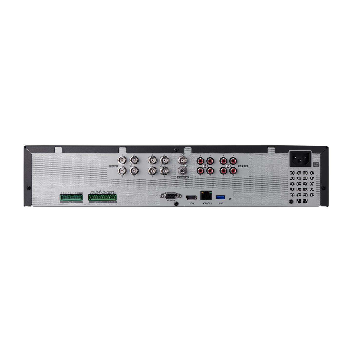 Hanwha Techwin HRX-821-16TB 8CH 8MP Pentabrid DVR security Recorder with16TB HDD
