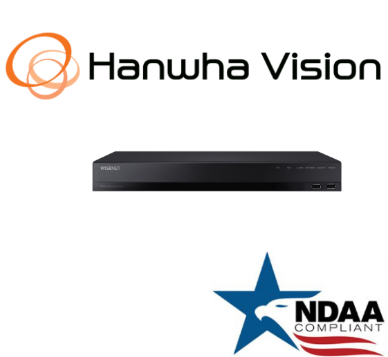 Hanwha Techwin HRX-1634-4TB 16CH AHD TVI Pentabrid DVR Security Recorder 4TB HDD