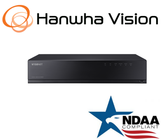 Hanwha Techwin HRX-1635-8TB 16CH AHD Pentabrid IP DVR Security Recorder 8TB HDD