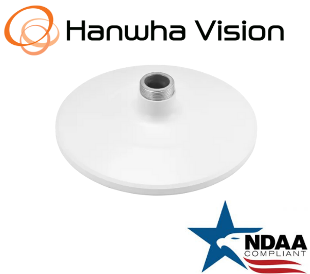 Hanwha Techwin SBP-276HMW Hanging mount Cap Adapter Security Accessory (White)