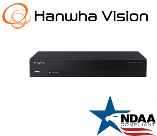 Hanwha Techwin ARN-810S-2TB  A Series 8CH PoE NVR IP Security Recorder 2TB HDD