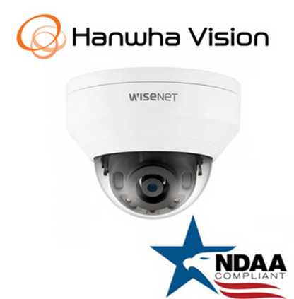 Hanwha Techwin QNV-8030R 5MP IR Dome Network Security Camera 6mm Fixed Lens IP66