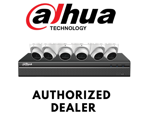 Dahua N488L64A 8-Ch 8MP (6Eyeball Cameras+NVR) Security System