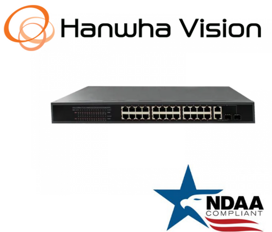 Hanwha Techwin SWT-P-242-360 24-Port PoE Switch