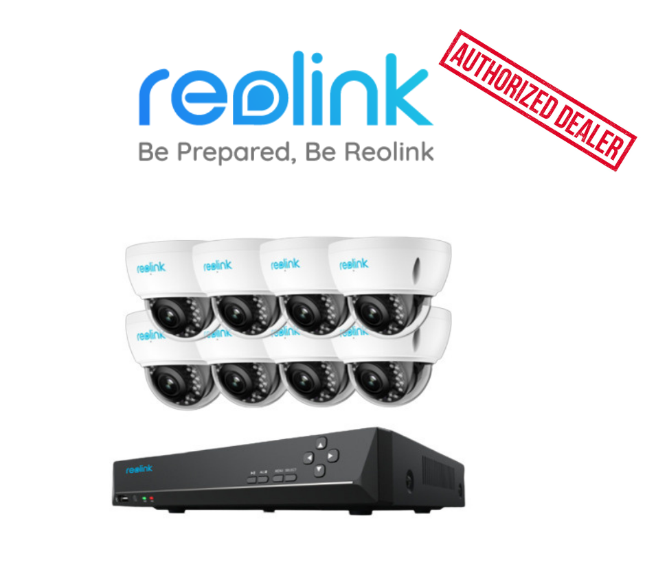 Reolink 16CH NVR 4K 8MP Ultra HD PoE 4TB HDD Human/Car Detect Security System - Secure IT Global