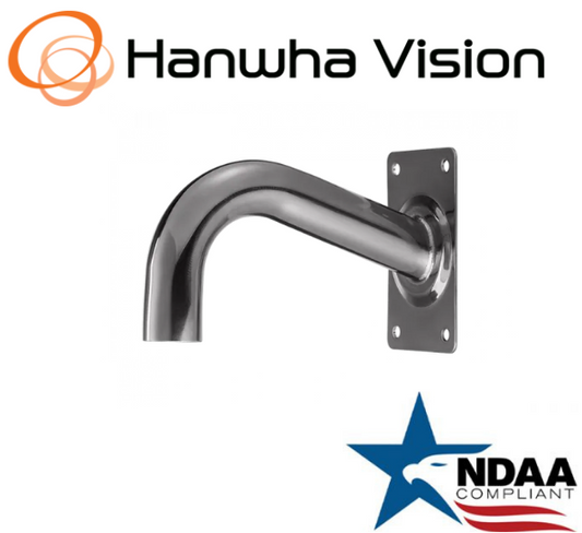 Hanwha Techwin SBP-300WMS Stainless Steel Gooseneck WallMount  SecurityAccessory