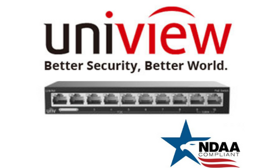 UNV 8-Ch 4K PoE+ Switch Uniview Security Accessory