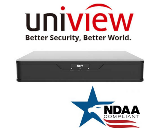 Uniview NVR501-04B-P4 4K 4-Ch NDAA Security NVR