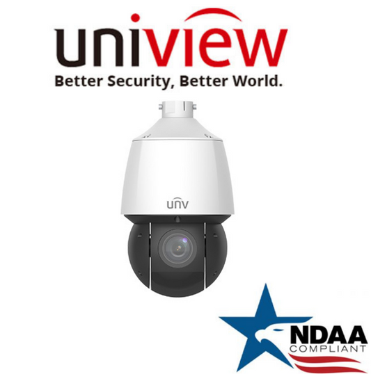 Uniview IPC6424SR-X25-VF 4MP NDAA PTZ Dome Security Camera.Outdoor IP Camera with 2.8-12mm Varifocal Lens by Uniview
