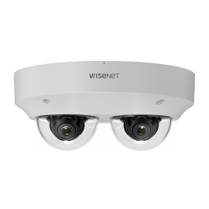 Hanwha Techwin PNM-9000VD P Series 10M Dual-Sensor IP Dome SecurityCamera NoLens