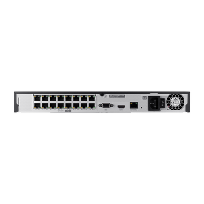 Hanwha Techwin ARN-1610S-4TB HDD A Series 16 CH PoE NVR IP Security Recorder