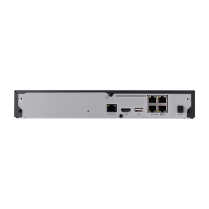 Hanwha Techwin ARN-410S WisenetA Series 4CH PoE 8MP NVR Security Recorder NO HDD