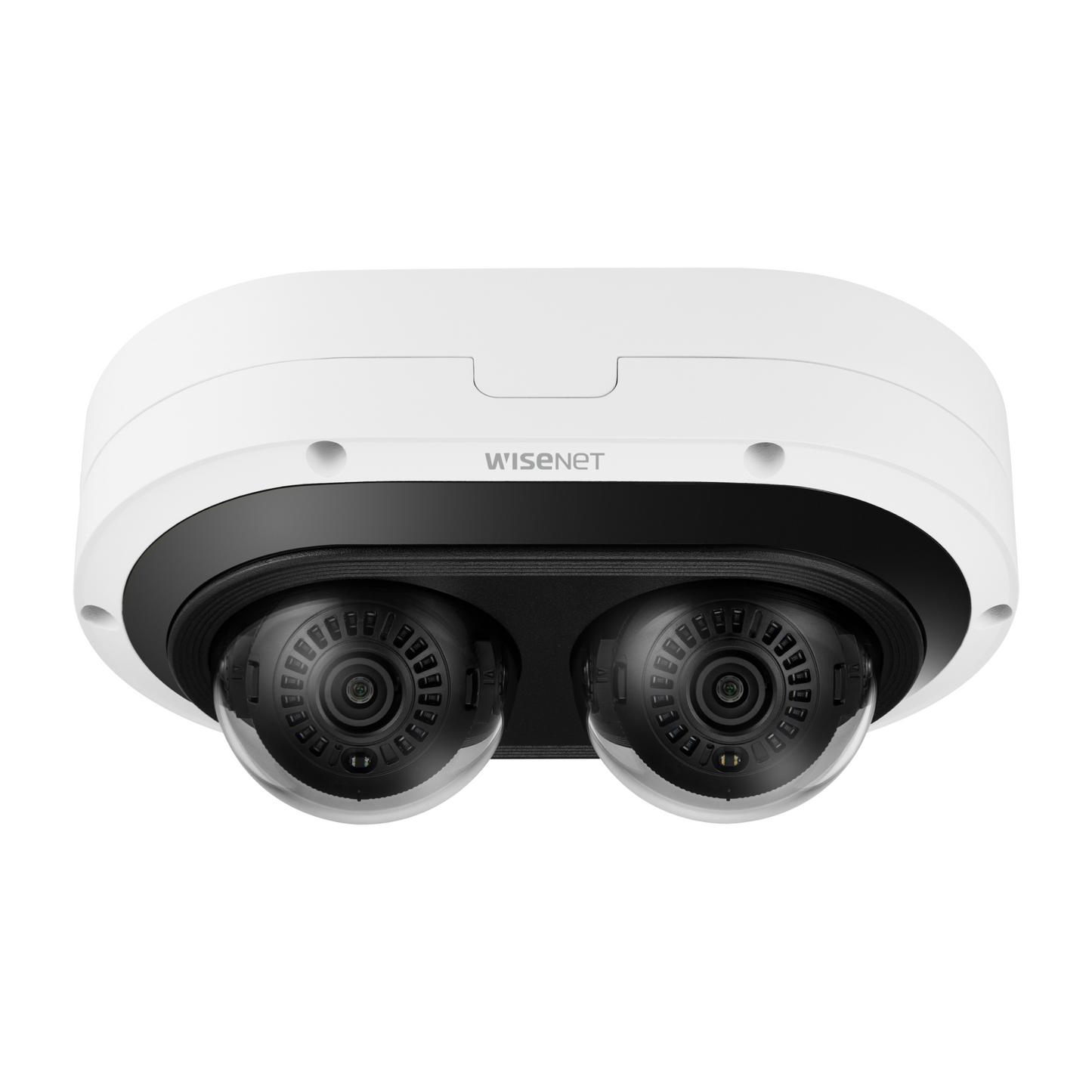 Hanwha Techwin PNM-7082RVD 2CH POE+ Vandal IR IP Security Dome Camera 3~6mm Lens