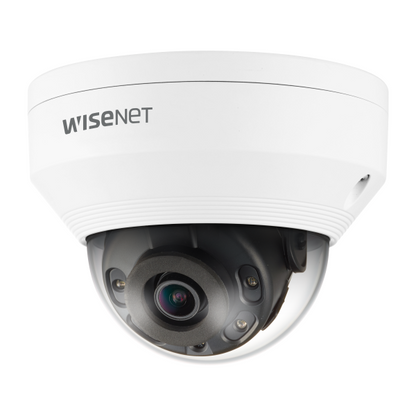 Hanwha Techwin QNV-7012R POE  4MP IR IP Security Dome  Camera 2.8mm fixed Lens