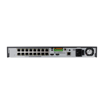 Hanwha Techwin QRN-1630S-2TB HDD 8MP 16 CH PoE NVR IP Security Recorder
