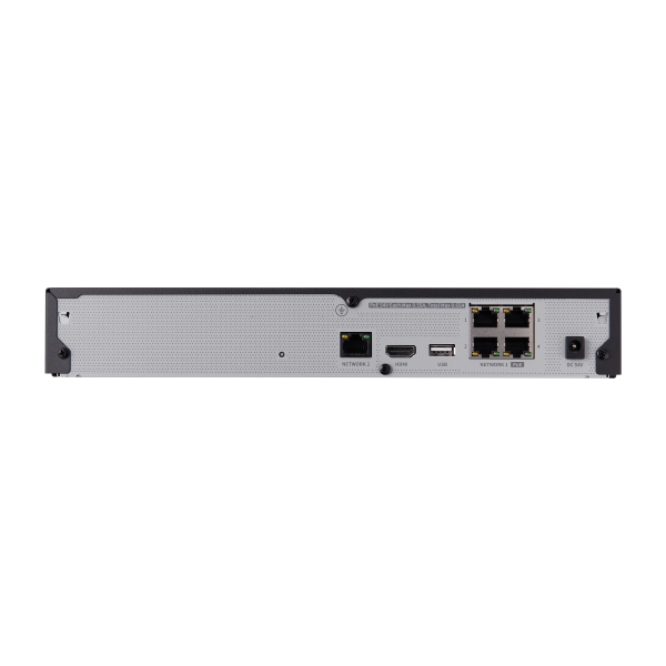 Hanwha Techwin QRN-430S-2TB QSeries  HDD 4CH 8MP 4K PoE+NVR IP Security Recorder