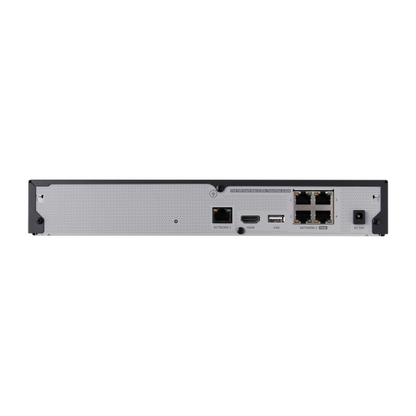 Hanwha Techwin QRN-430S-2TB QSeries  HDD 4CH 8MP 4K PoE+NVR IP Security Recorder