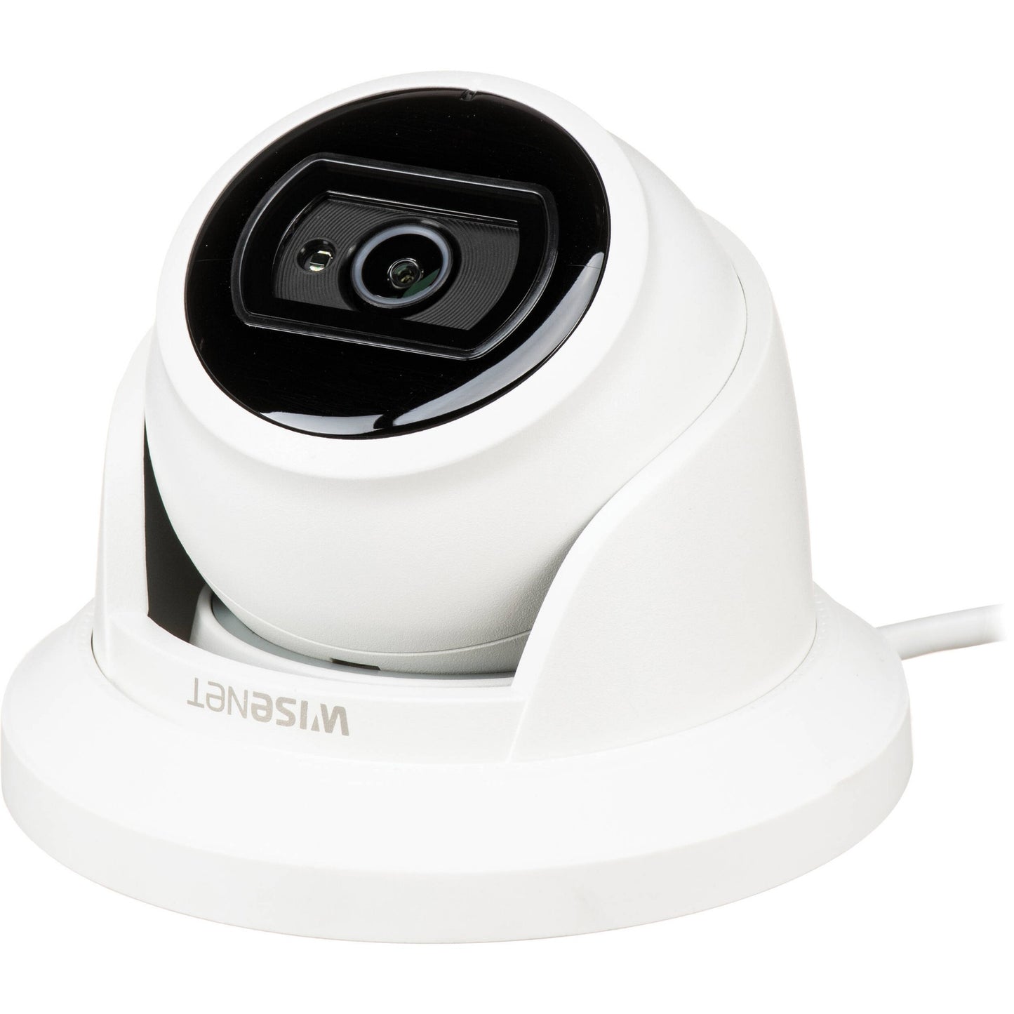 Hanwha Techwin QNE-8011R 5MP POE IR  Flateye IP Security Camera 2.8mm Lens white
